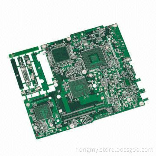 Multilayer PCBs Circuit with FR4 Base and Immersion Gold Surface and 0.2mm Minimum Hole